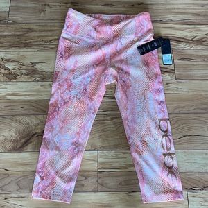 Bebe Snakeskin Print Leggings Size M NWT